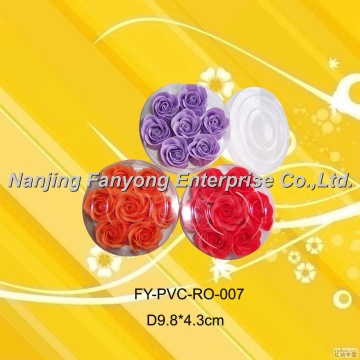 PET box packed soap flower