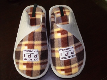man plush slipper