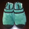 extra soft short plush man slipper