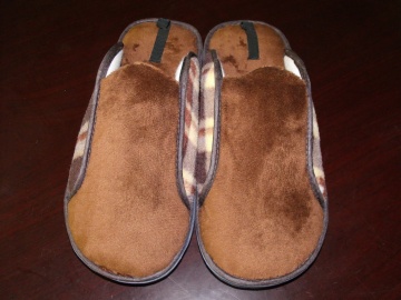 man plush slipper