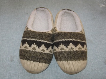 man cashmere slipper