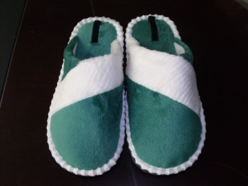 man plush indoor slipper