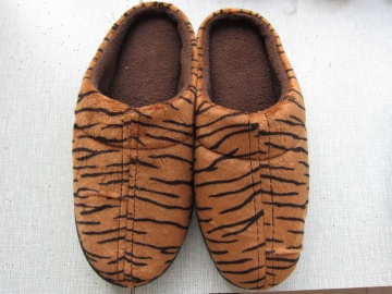 man plush slipper